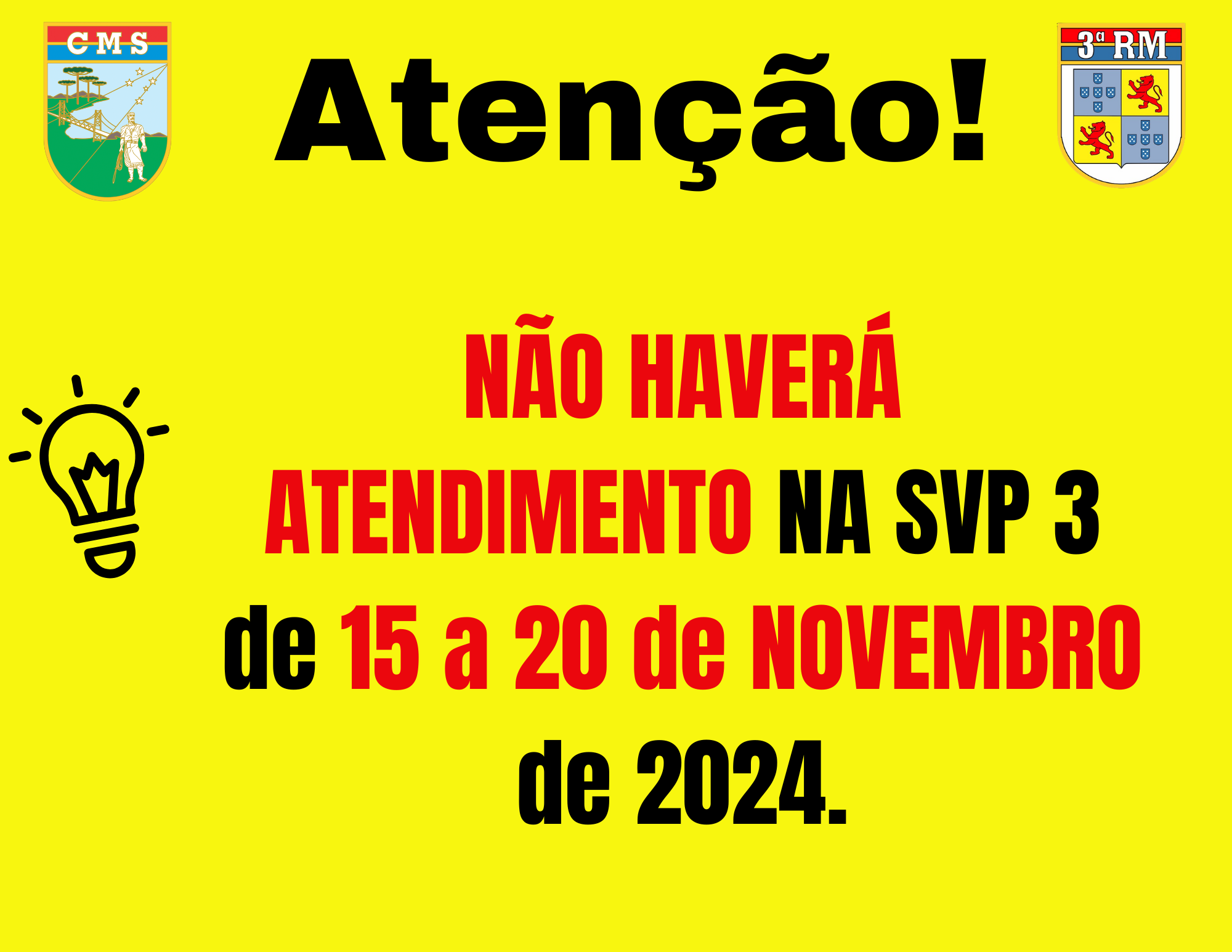 Sem atendimento SVP3